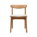 Wooden Dining Chair with Upholstered Seat – 45 x 45 x 80cm