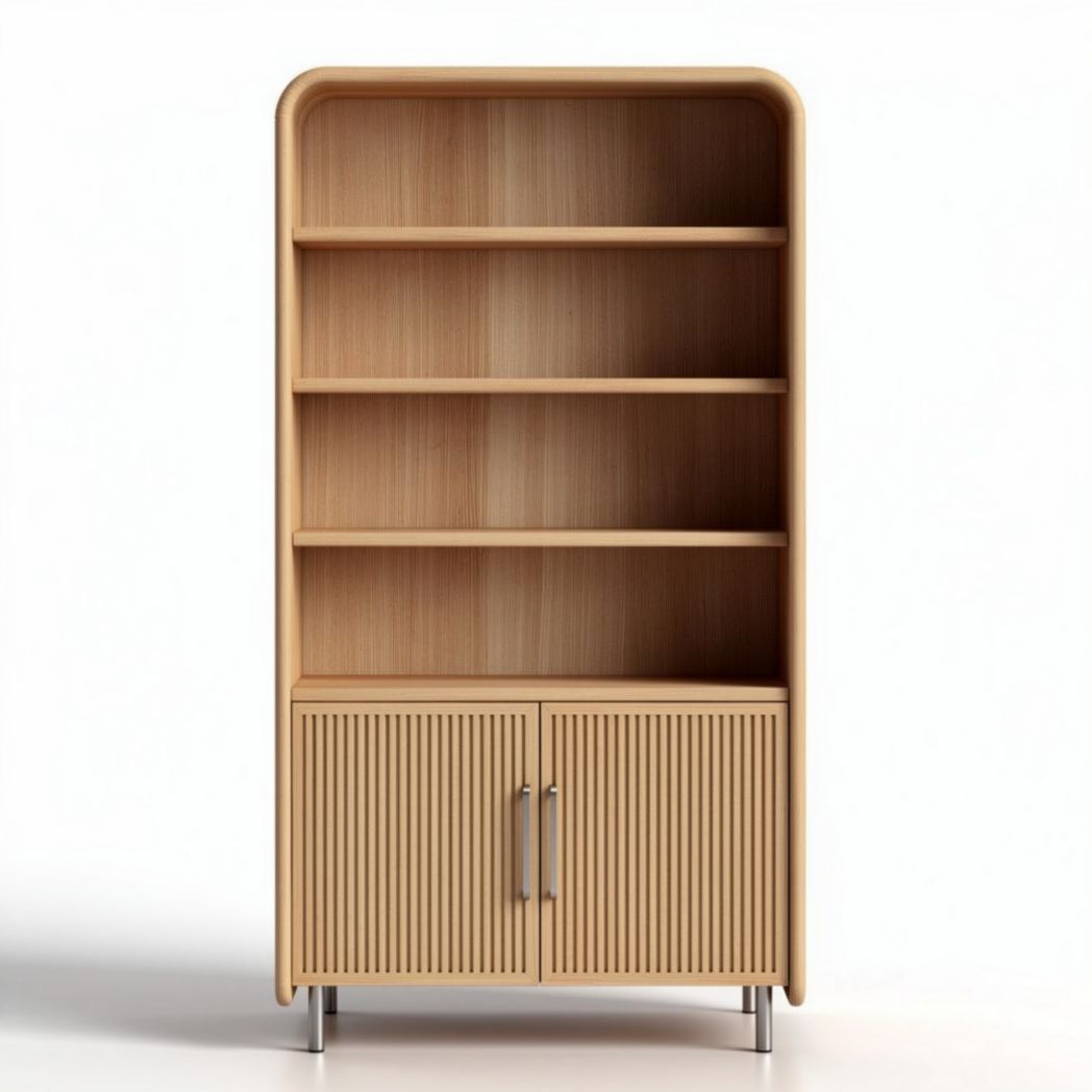 Wooden Bookshelf Unit for Home or Office Use, Made from Engineered Wood, 80 x 30 x 180cm