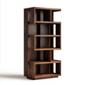 Modern Display Shelf Unit for Living Room or Office Use, Made of Wood and Metal, 30 x 15 x 90cm