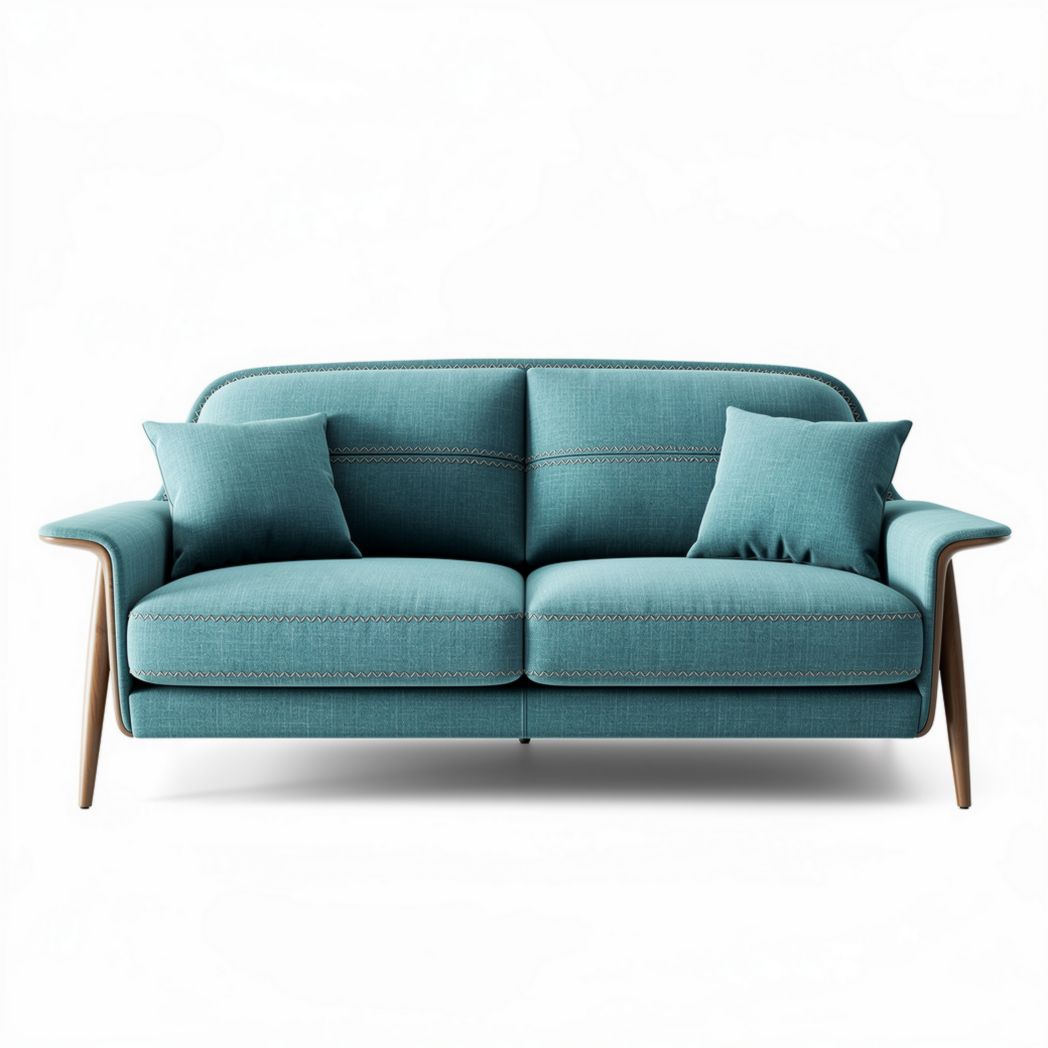 Fabric Upholstered Two-Seater Sofa for Living Room Use – 190 x 80 x 85cm